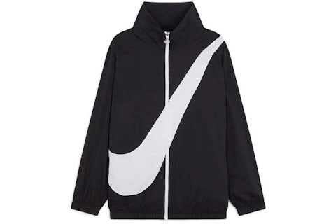 Nike Sportswear Women's Swoosh Woven Jacket Black/White FW23 US