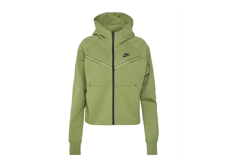 Pre-owned Nike Sportswear Women's Tech Fleece Fullzip Hoodie In Alligator/black