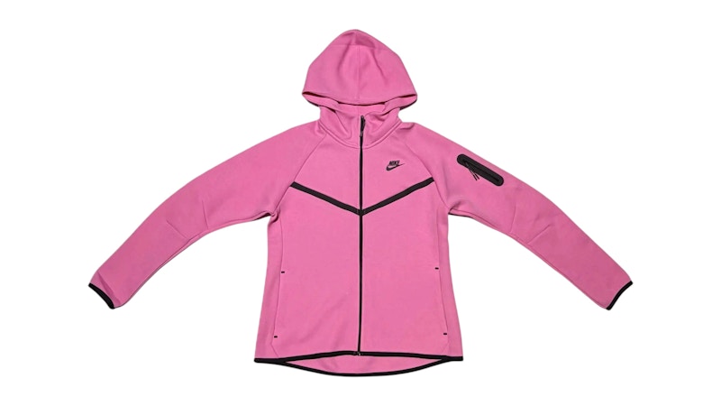 Nike Sportswear Women's Tech Fleece Full Zip Hoodie Playful Pink