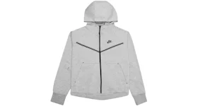 Nike Sportswear Women's Tech Fleece Windrunner Full Zip Hoodie Dark Grey Heather/Black