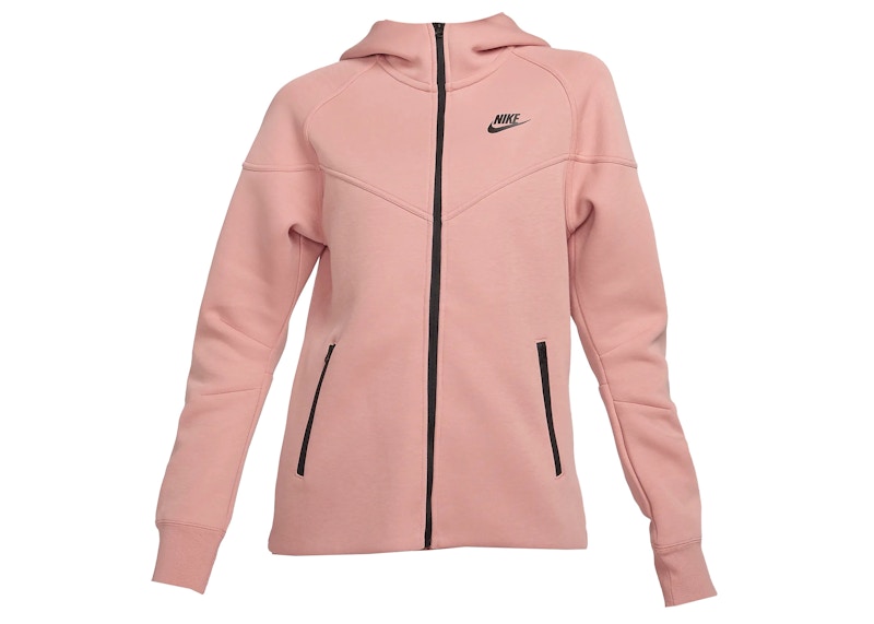 Pink and best sale black nike hoodie