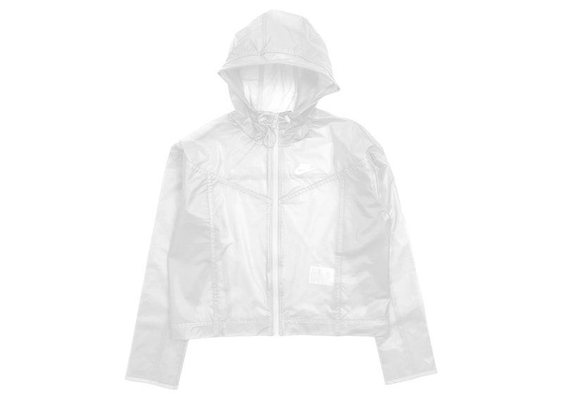 Women's nike transparent windrunner hotsell wind jacket