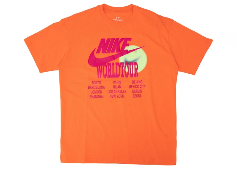 T shirt nike orange hot sale