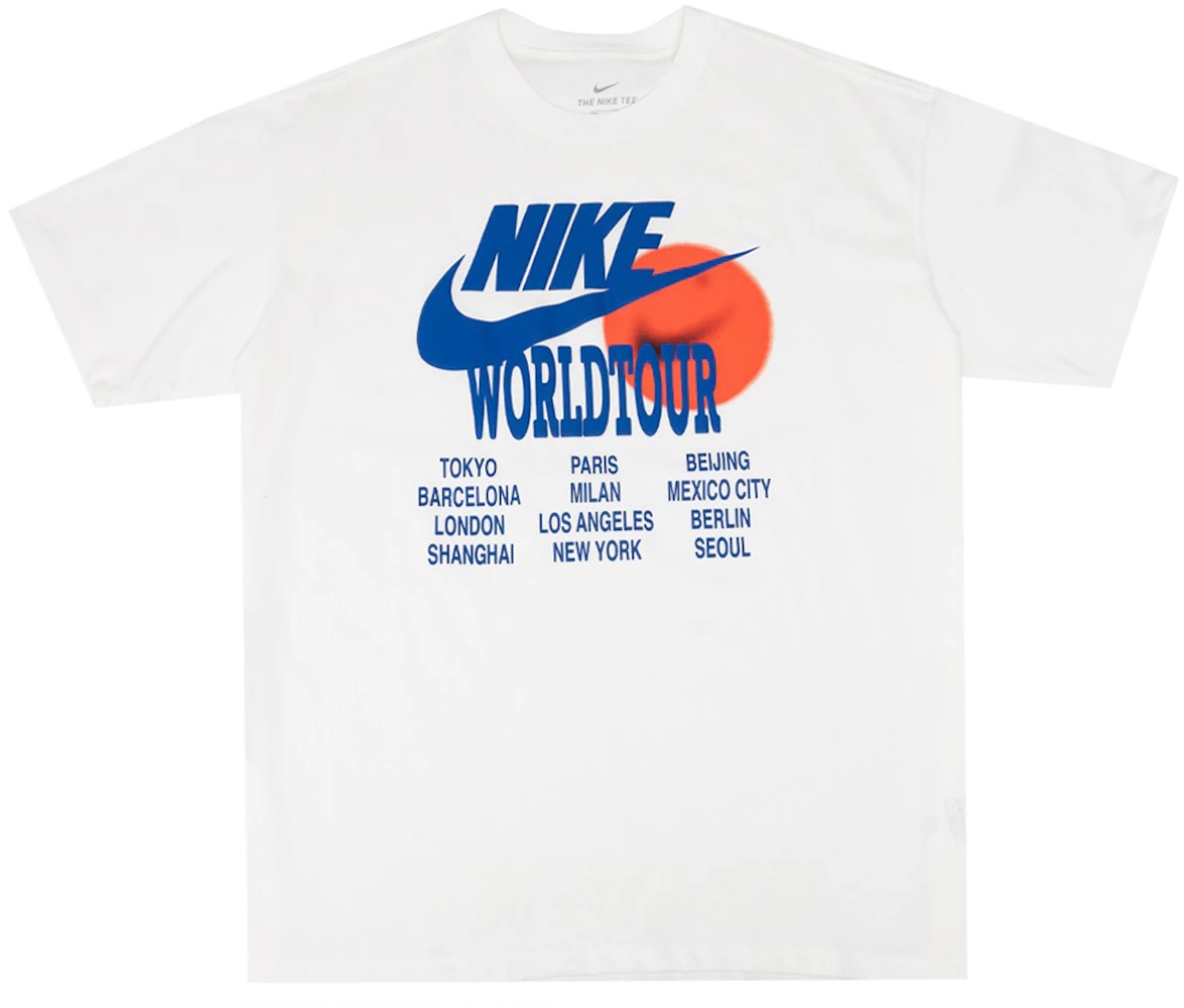 Nike Sportswear World Tour Tee White Men's - FW23 - US