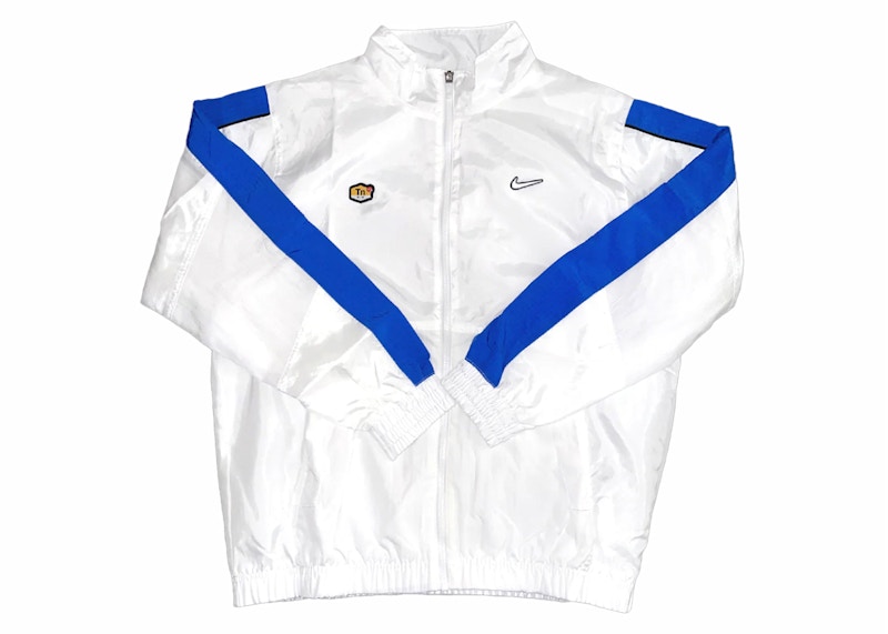 Nike Sportswear Woven Track Jacket White Blue Men s SS24 US