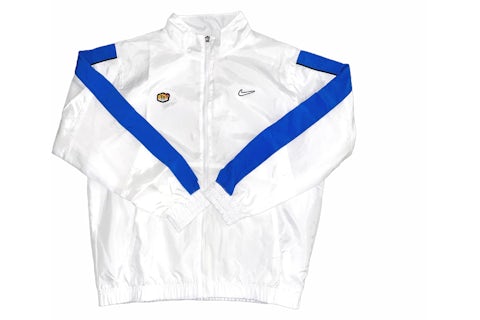 Nike Sportswear Giacca Sportiva Tessuto Bianco/Blu Uomo SS24 IT