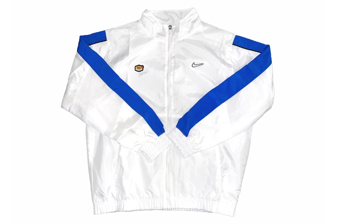 Pre-owned Nike Sportswear Woven Track Jacket White/blue