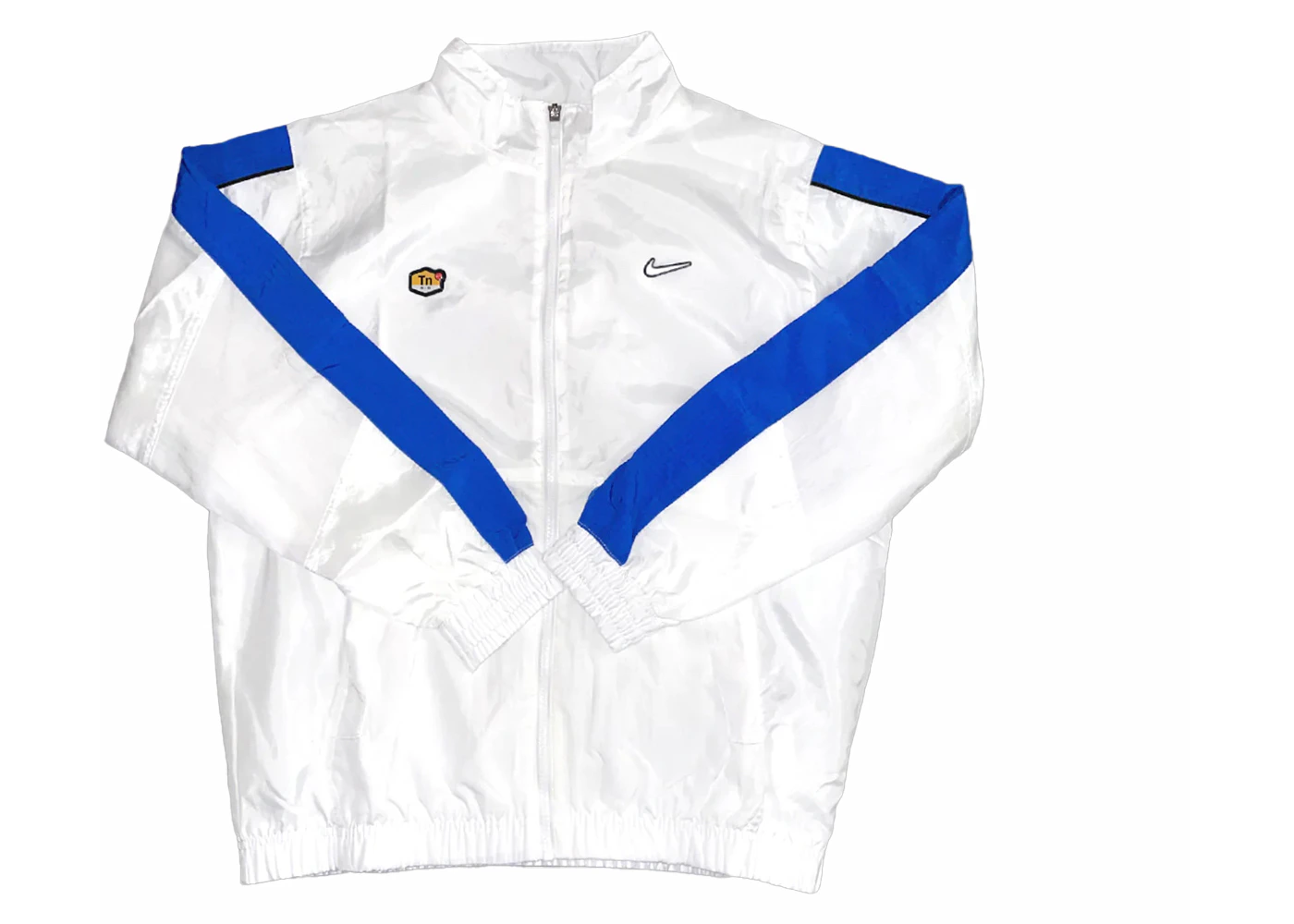 Nike Sportswear Woven Track Jacket White/Blue Men's SS24 US
