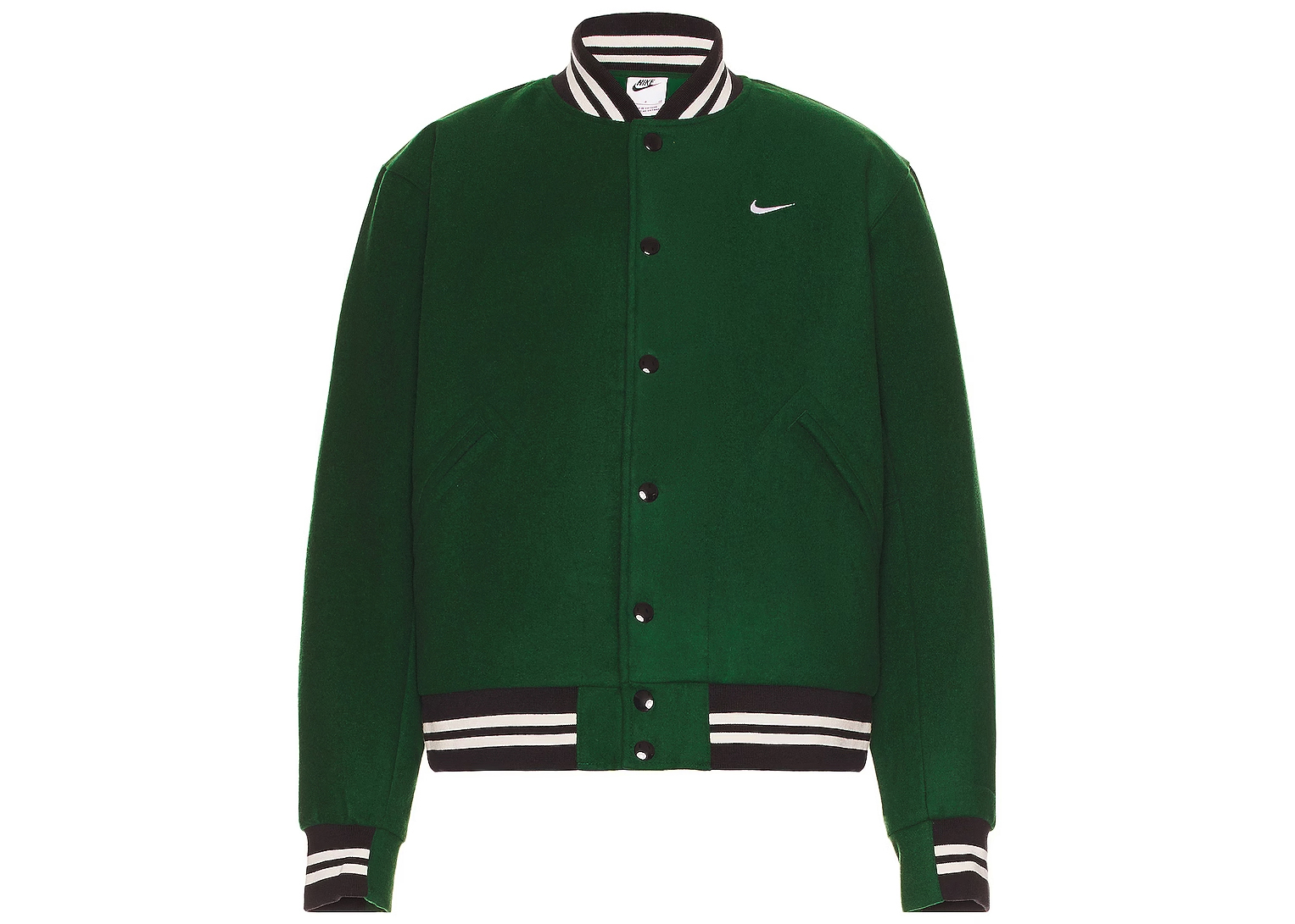 Nike Sportwear Authentics Varsity Jacket Gorge Green/White - SS23 