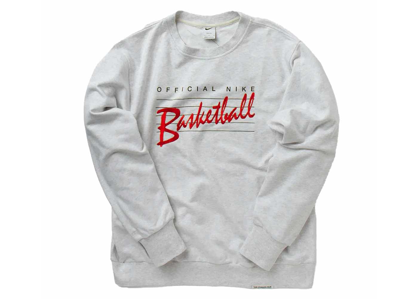 Nike Standard Issue Basketball Dri-Fit Sweatshirt Grey/Birch Heather Men's - SS24 - US