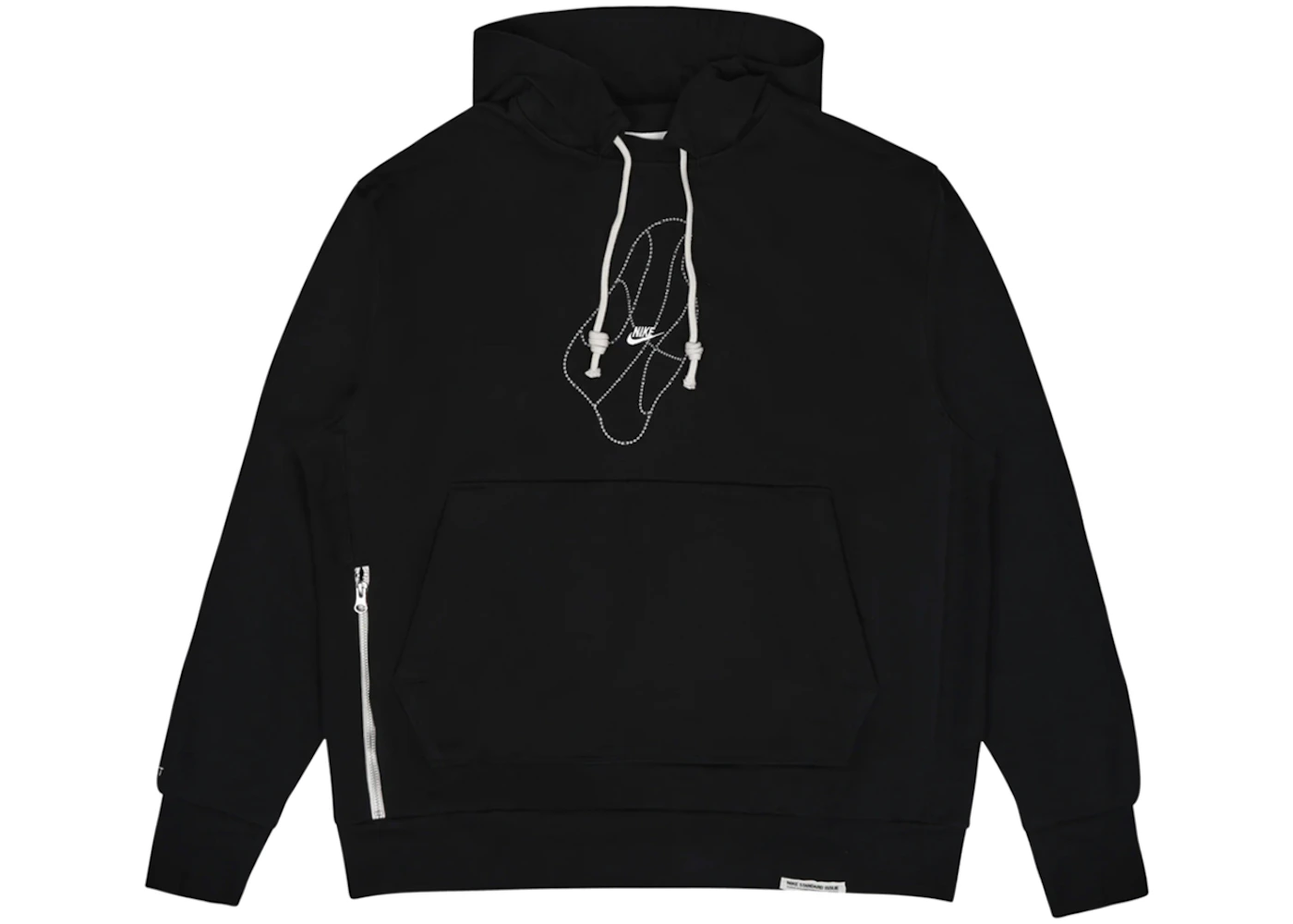 Nike Standard Issue Basketball Pullover Dri-Fit Hoodie Black Men's