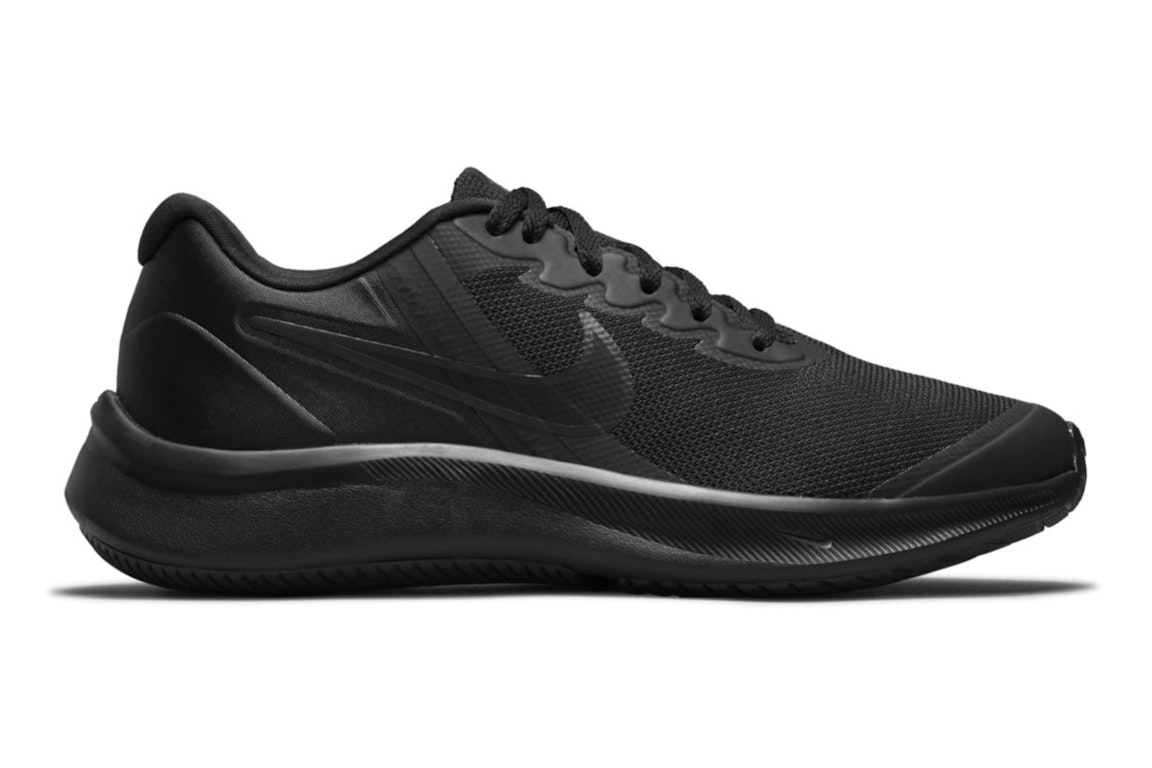 Pre-owned Nike Star Runner 3 Black Dark Smoke Grey (gs) In Black/dark Smoke Grey/black