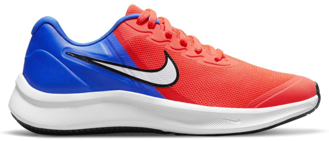 Nike Runner 3 Crimson Racer Blue (GS) Kids' - DA2776-600 - US
