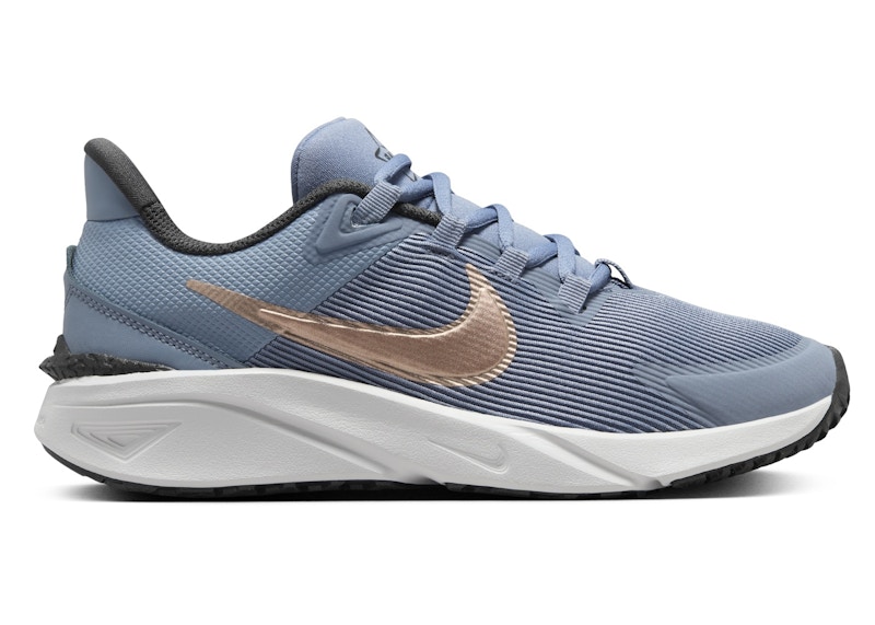 NIKE Pre-owned Star Runner 4 Metallic Red Bronze Sneakers In Ashen Slate/armory Navy Blue/pure Platinum