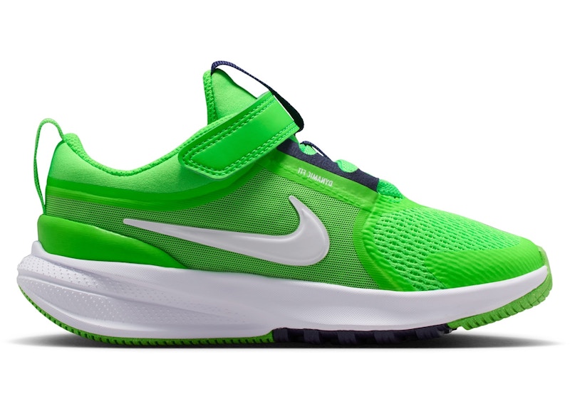 Pre-owned Nike Star Runner 5 Sneakers In Green Strike/imperial Purple/white