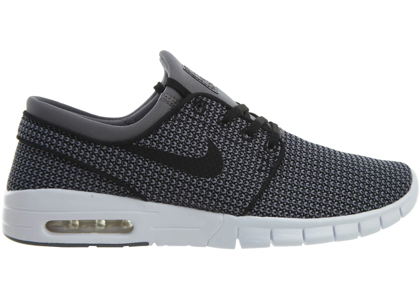 Nike SB Stefan Janoski Max Gunsmoke Black White Men's 631303-024