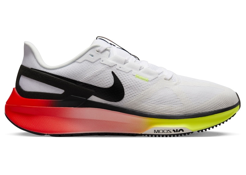 Nike Structure 25 White Bright Crimson Volt Black Men's