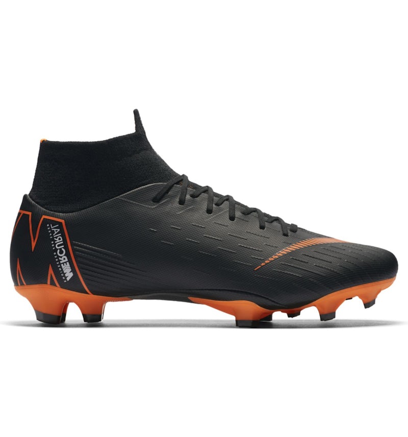 Nike Superfly Pro FG Black Total Orange Men's AH7368-081 US