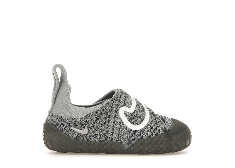 Nike Swoosh 1 Black Wolf Grey TD Toddler FB3244 001 US