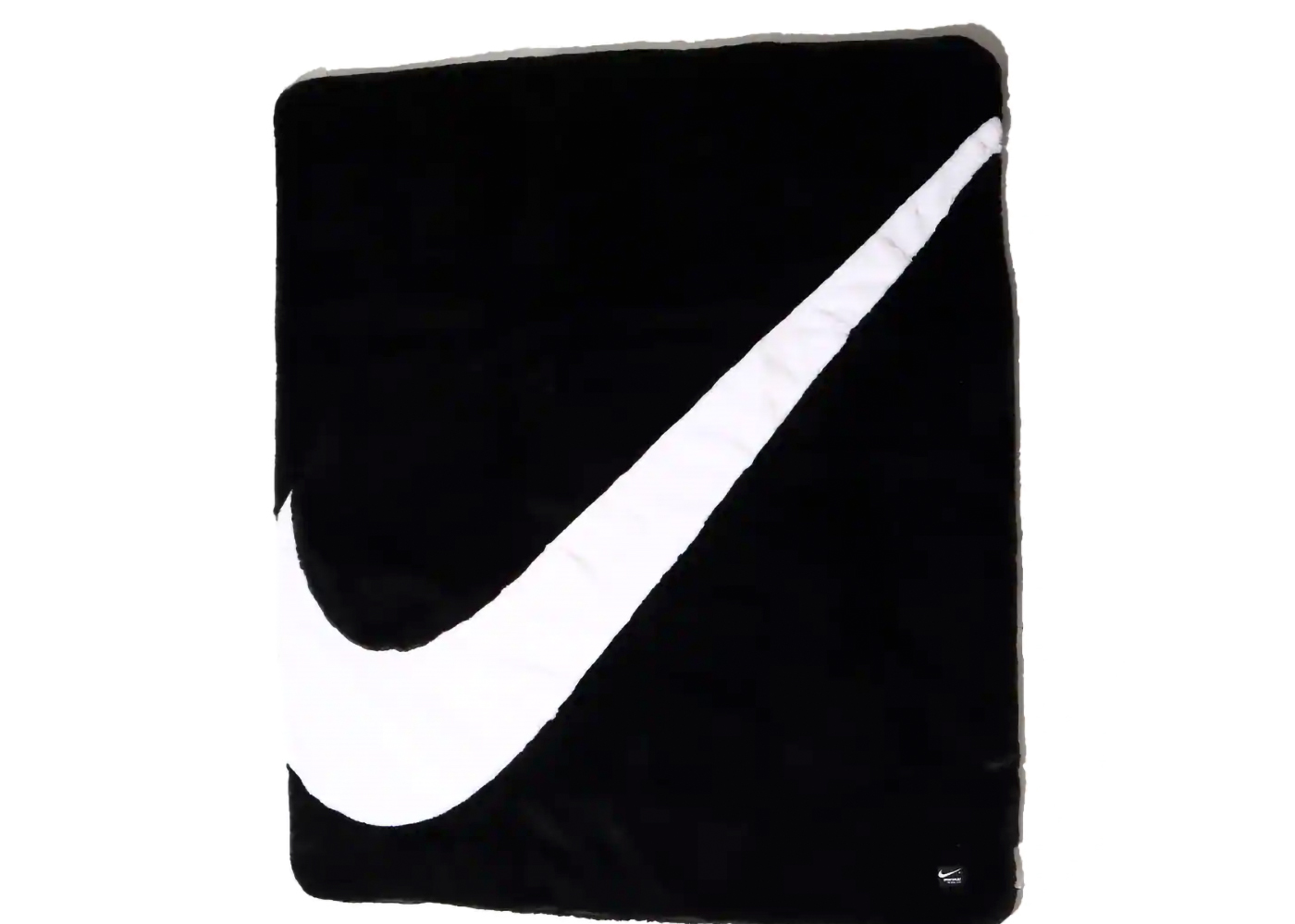 Nike Swoosh Faux Fur Blanket Black/Fossil/Off White - FW20 - US