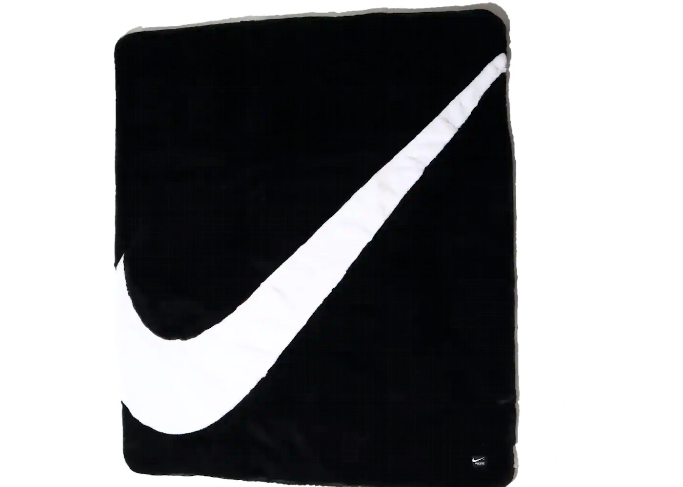 Nike Swoosh Faux Fur Blanket Black White - FW21 - US