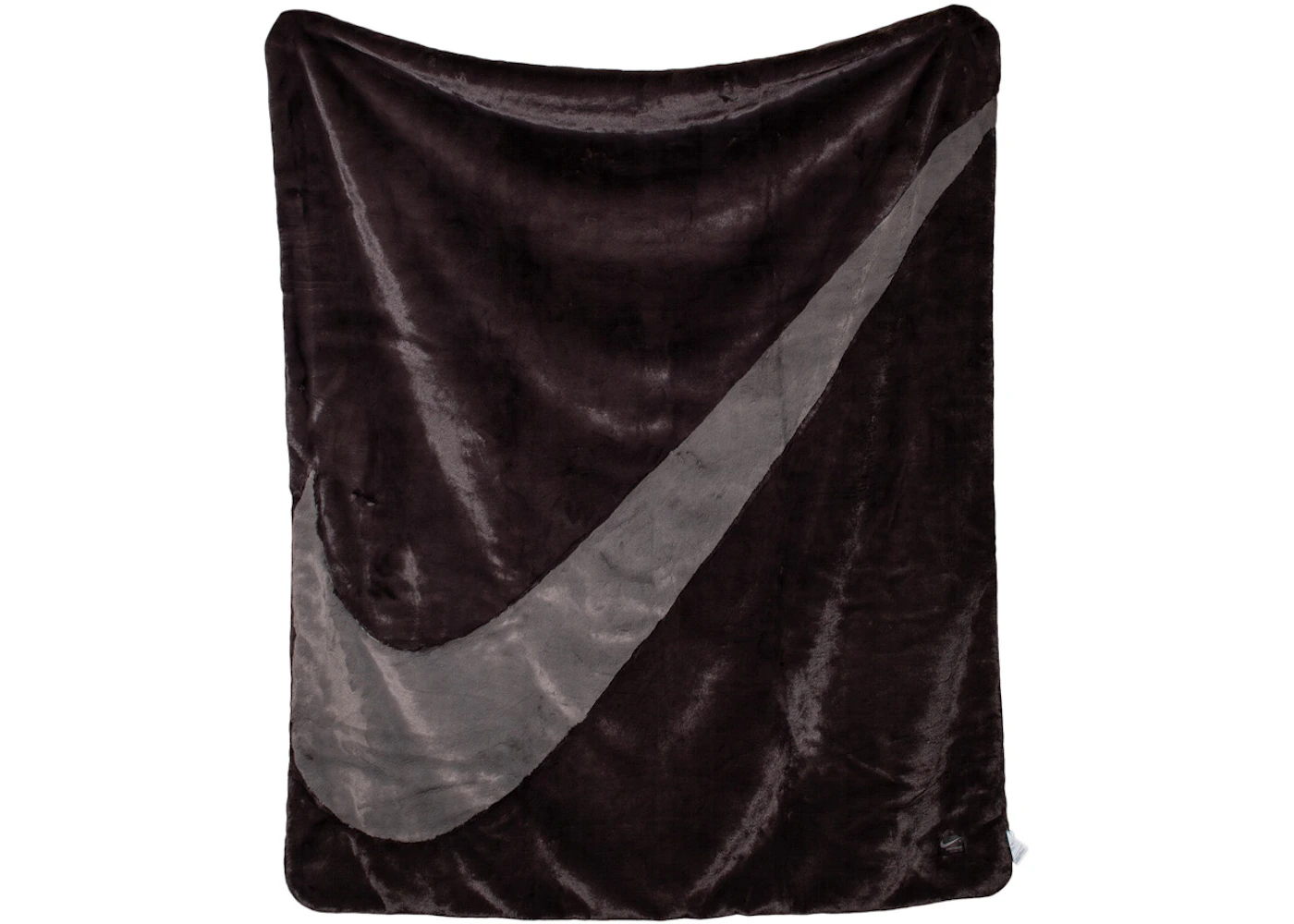 Nike Swoosh Faux Fur Blanket Velvet Brown/Cave Stone/Cave Stone - US
