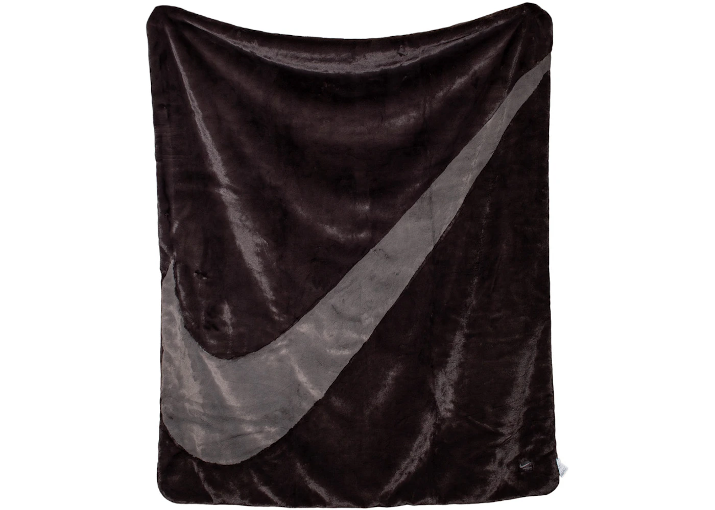 Nike Swoosh Faux Fur Blanket Velvet Brown/Cave Stone/Cave Stone US