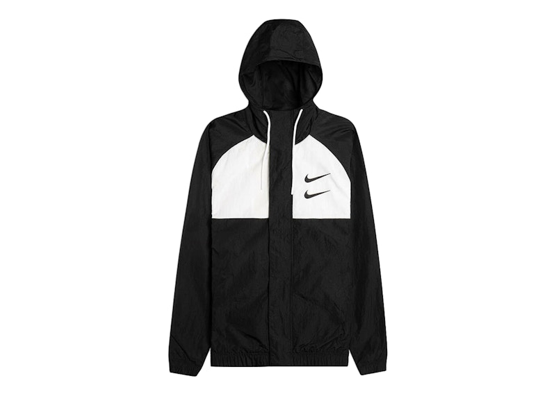 Nike Swoosh HD Woven Jacket Black/White/Particle Grey/Black メンズ