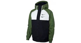 Nike Swoosh HD Woven Jacket Black/White/Treeline/Black