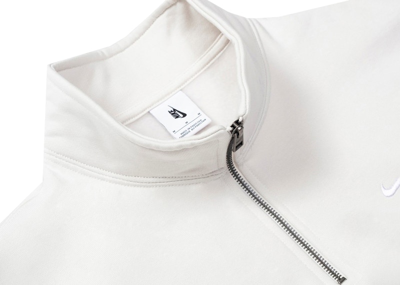 White nike hot sale quarter zip