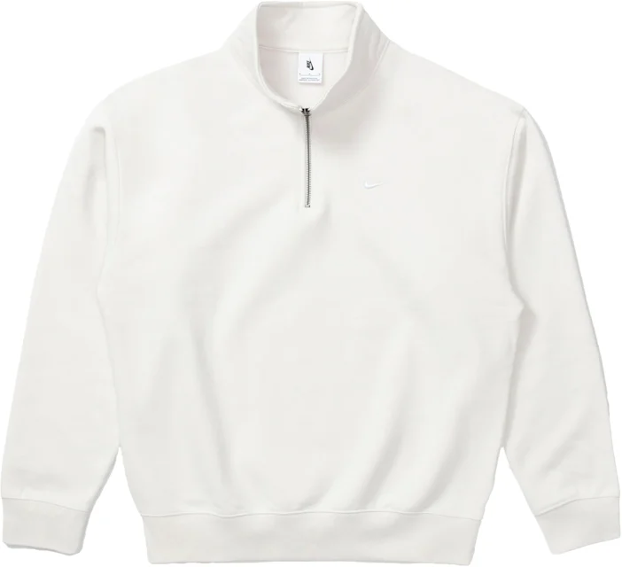 Nike Swoosh Quarter Zip Top Jacket White Herren - SS23 - DE