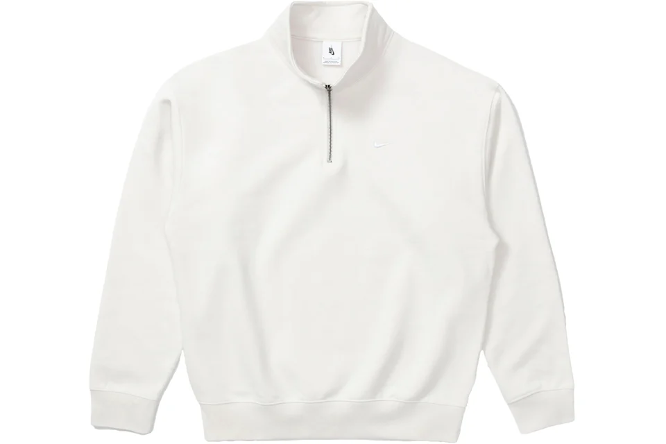 Nike Swoosh Quarter Zip Top Jacket White Herren - SS23 - DE