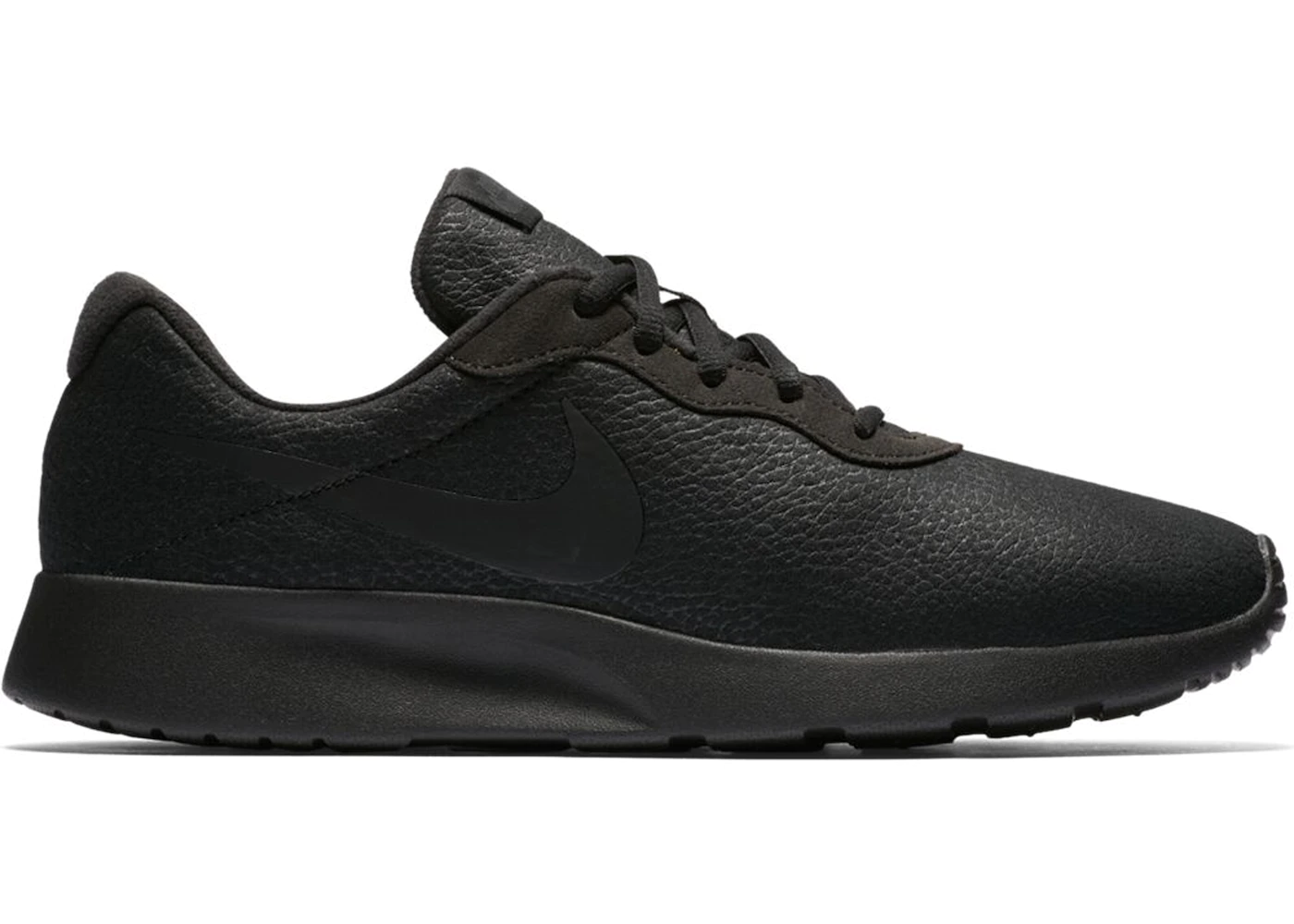 Sin aliento Ligeramente Deshonestidad Nike Tanjun Premium Black Leather - 876899-005 - ES