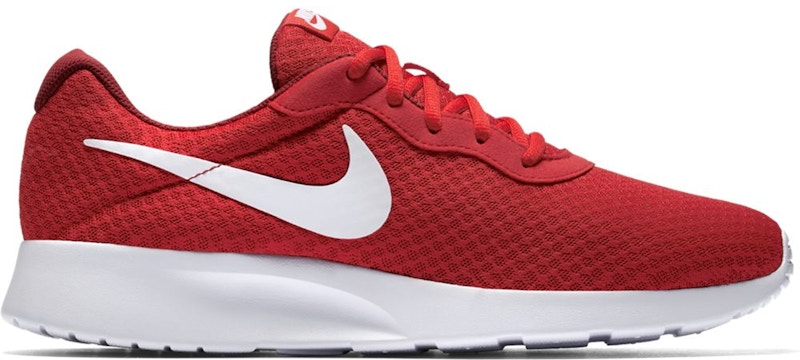 mens nike tanjun red