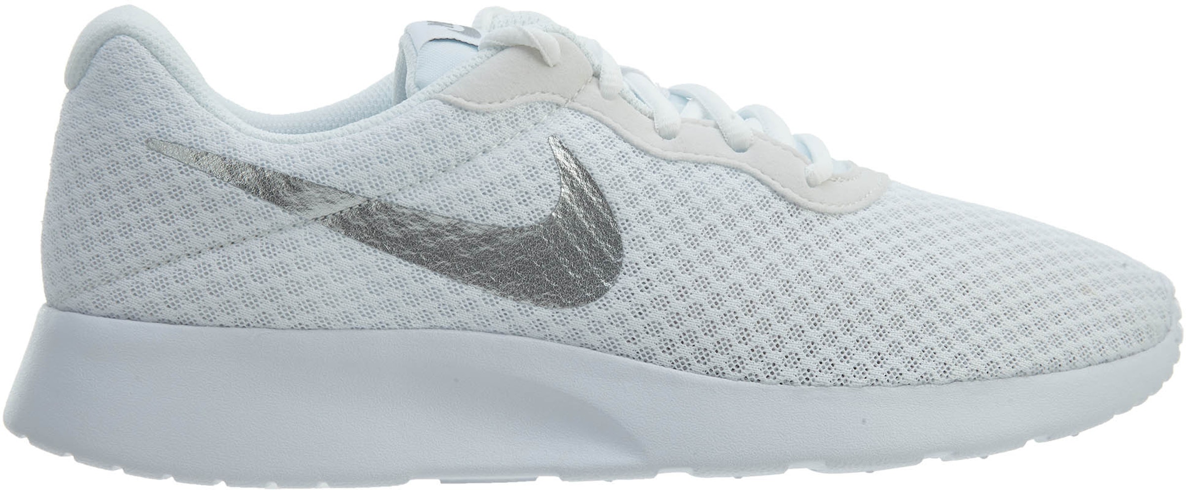 Nike Tanjun White Silver (Women's) - 812655-101 -