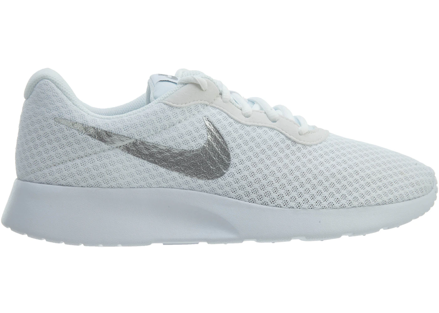 Nike Tanjun White Metallic Silver (Women's) - 812655-101 - US