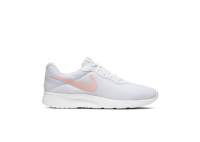 nike tanjun white washed coral