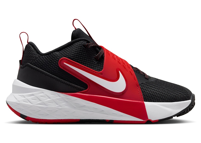 Nike Team Hustle D 12 Black University Red White (GS