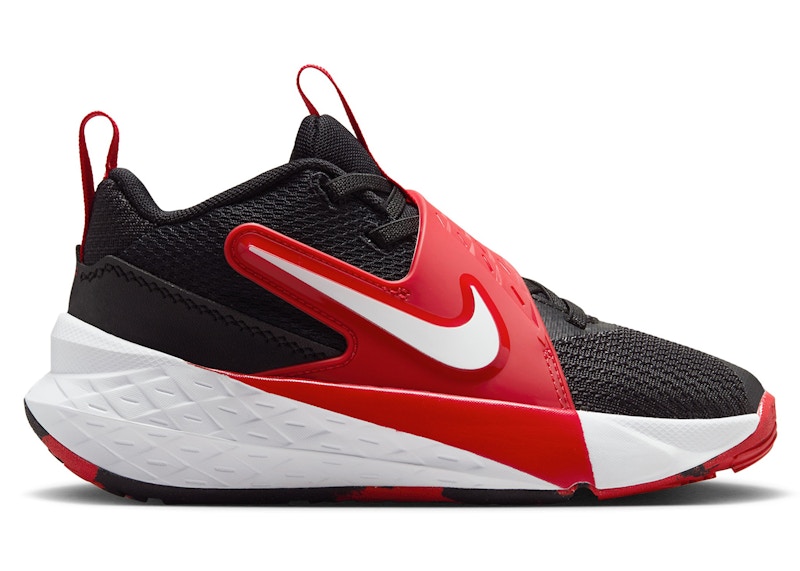 Nike Team Hustle D 12 Black University Red White (PS