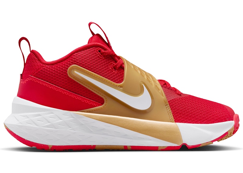 Nike Team Hustle D 12 University Red Gold White (GS)