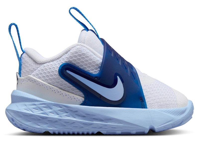 Nike Team Hustle D 12 White Psychic Blue Midnight Navy University Blue (TD)