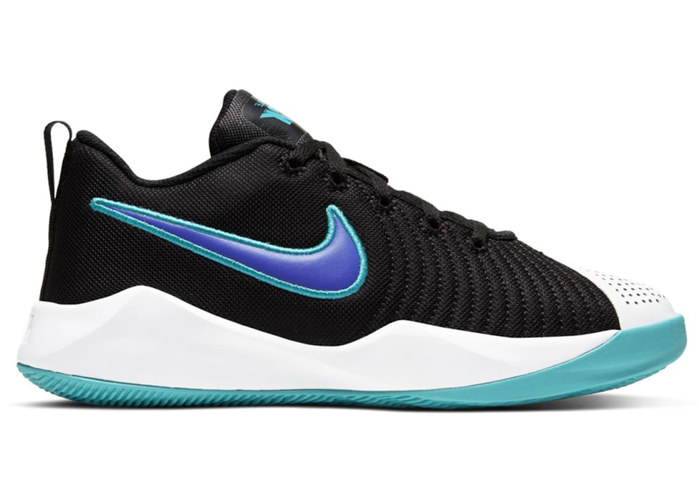 Nike Team Hustle Quick 2 Black Oracle Aqua (GS) - AT5298-009 - US