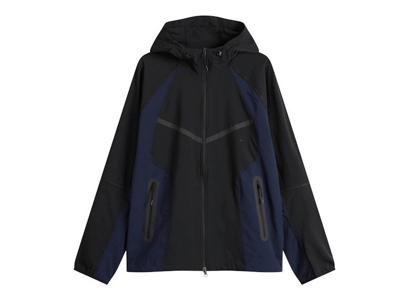 Nike Tech Dri-FIT Woven Color-Block Windrunner Jacket Black/Obsidian/Black
