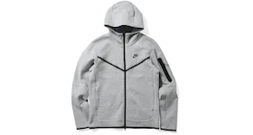 Nike Sportswear Tech Fleece Full-Zip Hoodie (Asia Sizing) Dark Grey Heather