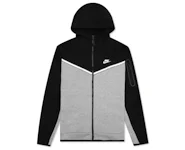 Nike Sportswear Tech Fleece Men's Full-Zip Hoodie - Dark Gray Heather/Black,  XL for sale online