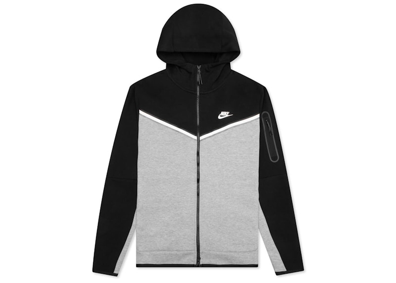 nike tech fleece dark grey hoodie