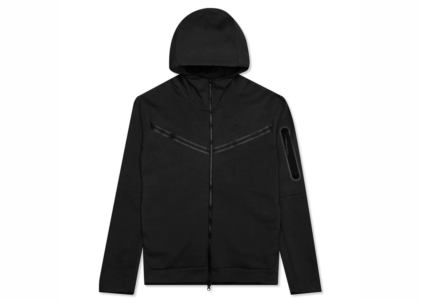 Nike Sportswear Tech Fleece Full-Zip Hoodie Black Men's - GB