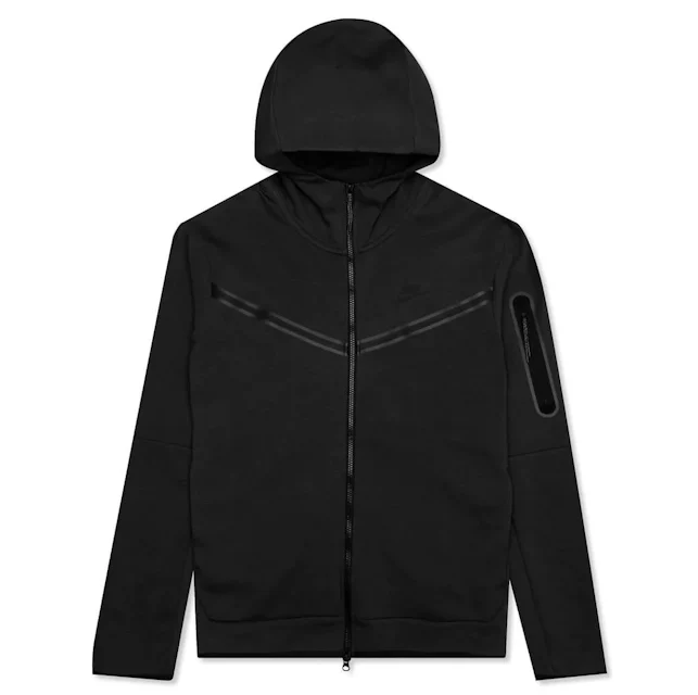 Nike Sportswear Tech Fleece Full-Zip Hoodie Black Men's - US
