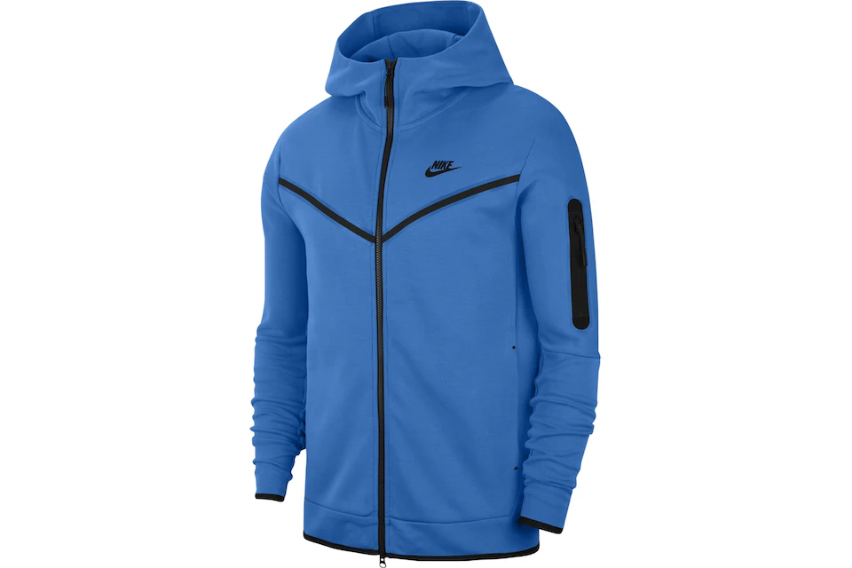 Nike Tech Fleece Full-Zip Hoodie Blue