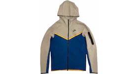 Nike Sportswear Tech Fleece Full-Zip Hoodie Cream/Court Blue/Black